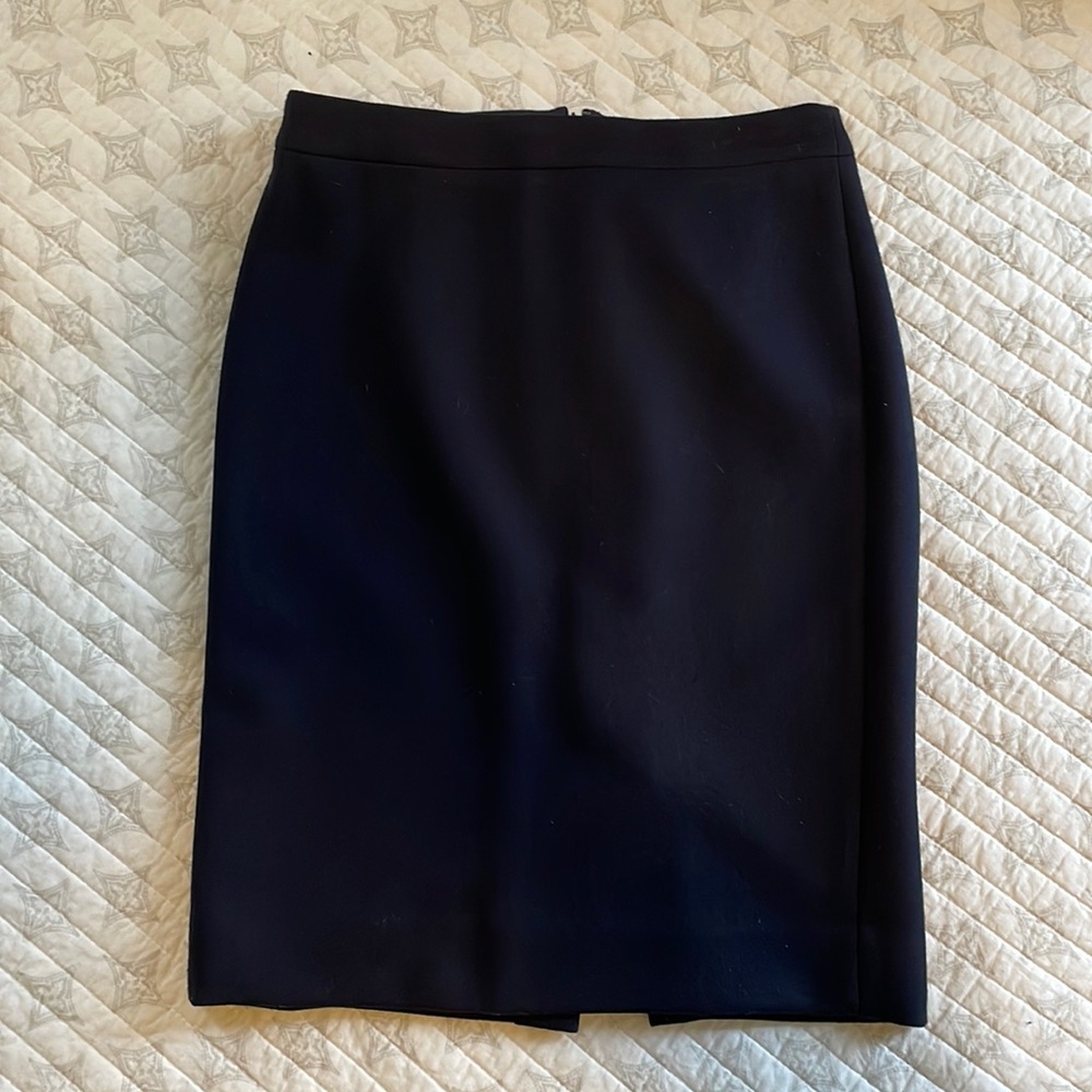 JCREW No. 2 pencil skirt, dark navy